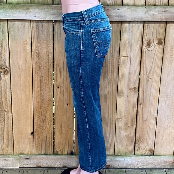 Levis 514 Slim Straight Med Wash Distressed Jean - Picture 10 of 16